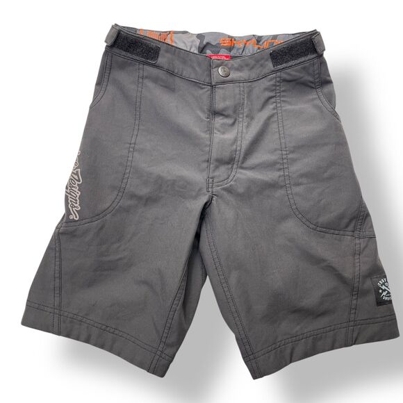 TROY LEE DESIGNS Skyliner Mens Y26 Shorts Black 4-Way Stretch Adjustable Waist - Picture 1 of 9